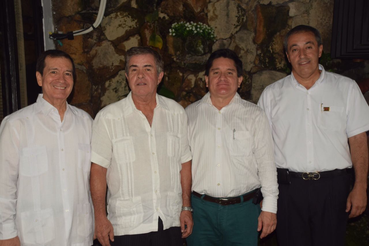 Fredy Anaya, Henry Panehez, Jaime Puerto y Carlos Iván Fernández.
